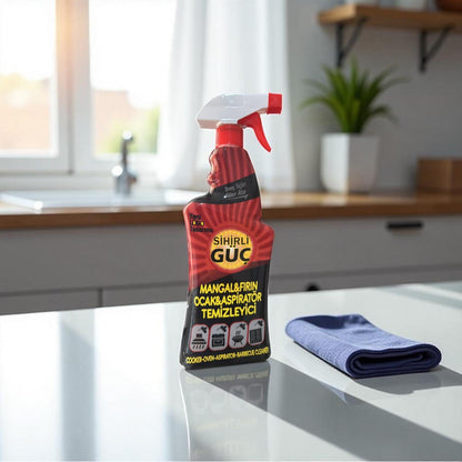 SİHİRLİ GÜÇ FIRIN-OCAK-MANGAL-ASPİRATÖR TEMİZLEYİCİ (AKTİF KÖPÜK) 500 ML (16'lı Koli)