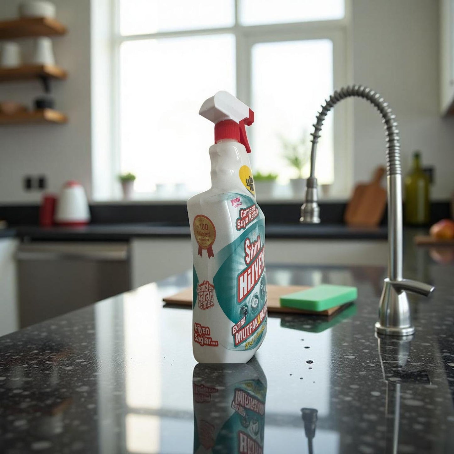 SİHİRLİ HİJYEN ÇAMAŞIR SUYU KATKILI TEMİZLEYİCİ MUTFAK & BANYO 750 ML (16'lı Koli)