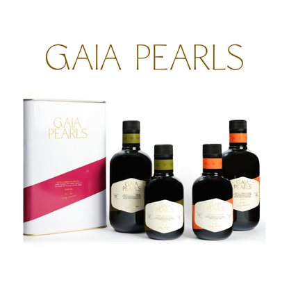 Gaia Pearls Gurme Set - Yeşil & Turuncu Seri 250ml 4'lü Set