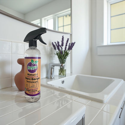 REYYA NATURAL LAVANTA YAĞLI DERZ & BANYO TEMİZLEYİCİ 600 ML (12'li Koli)