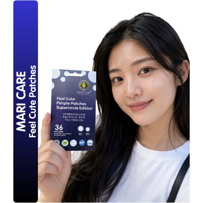 Mari Care Feel Cute Pimple Patches - Supercircle Edition Şeffaf 36 Adet