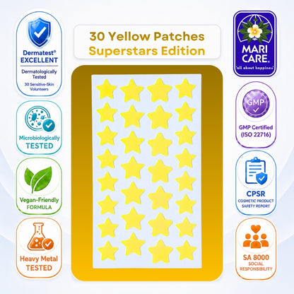 Mari Care Feel Cute Pimple Patches - Superstars Edition 30 Adet