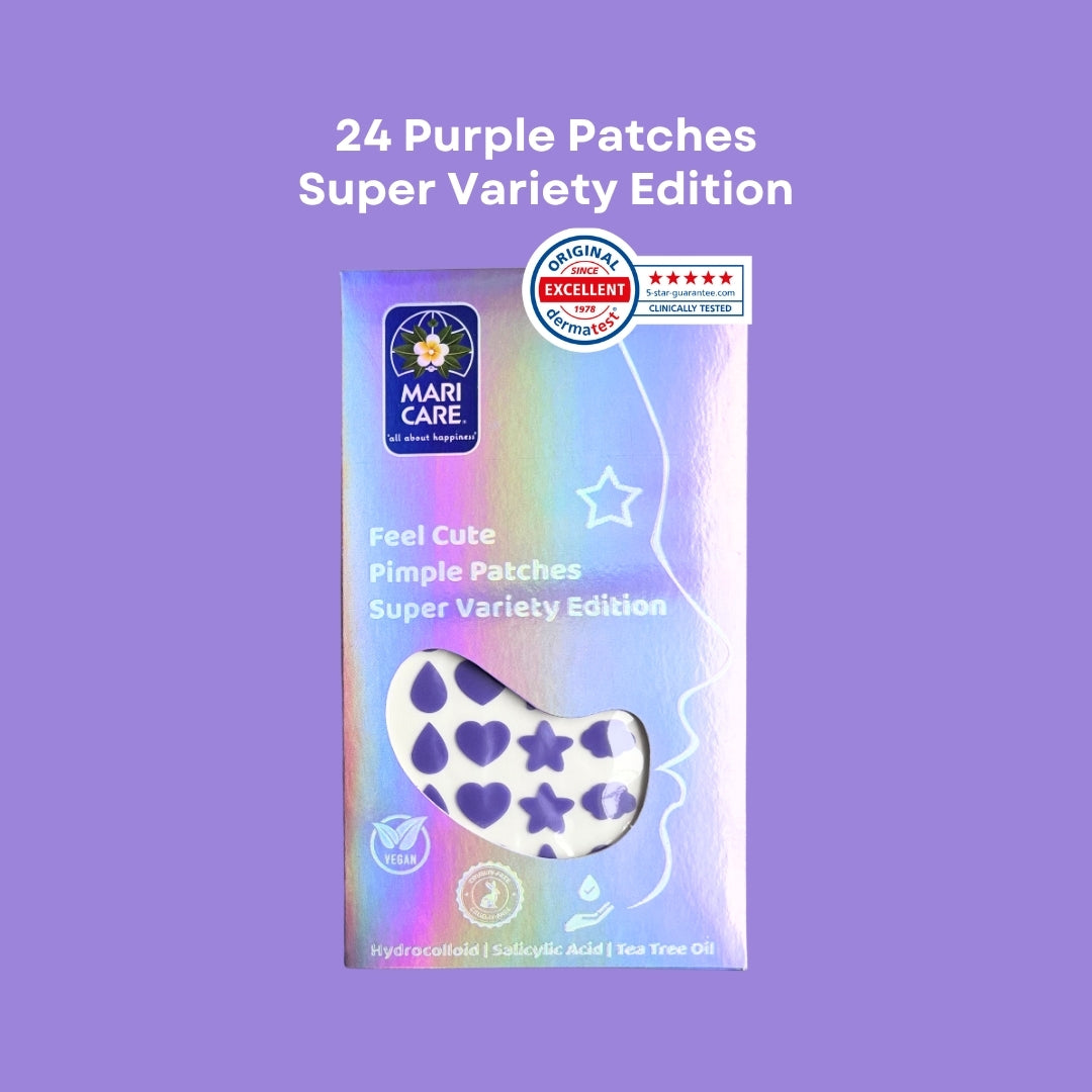 Mari Care Feel Cute Pimple Patches - Super Variety Edition Mor 24 Adet