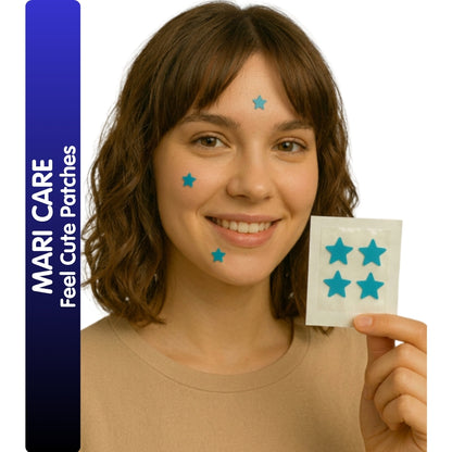 Mari Care Feel Cute Pimple Patches - Super Variety Edition Mavi Turkuaz