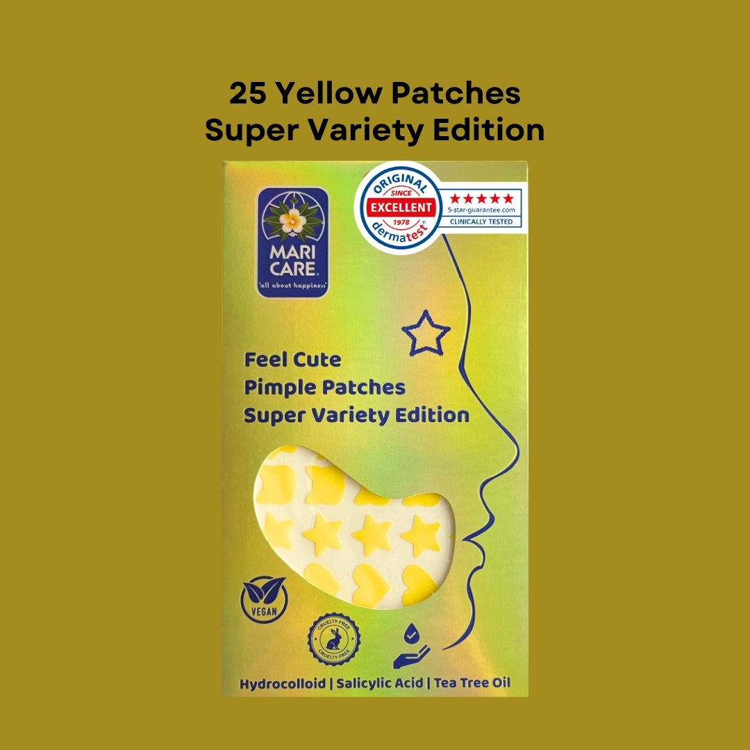 Mari Care Feel Cute Pimple Patches - Super Variety Edition Sarı 25 Adet