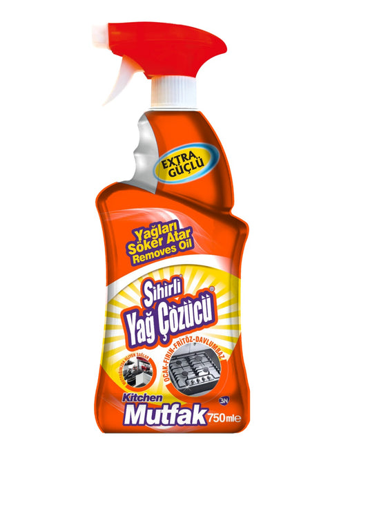 SİHİRLİ GÜÇ YAĞ ÇÖZÜCÜ 750 ML (16'lı Koli)