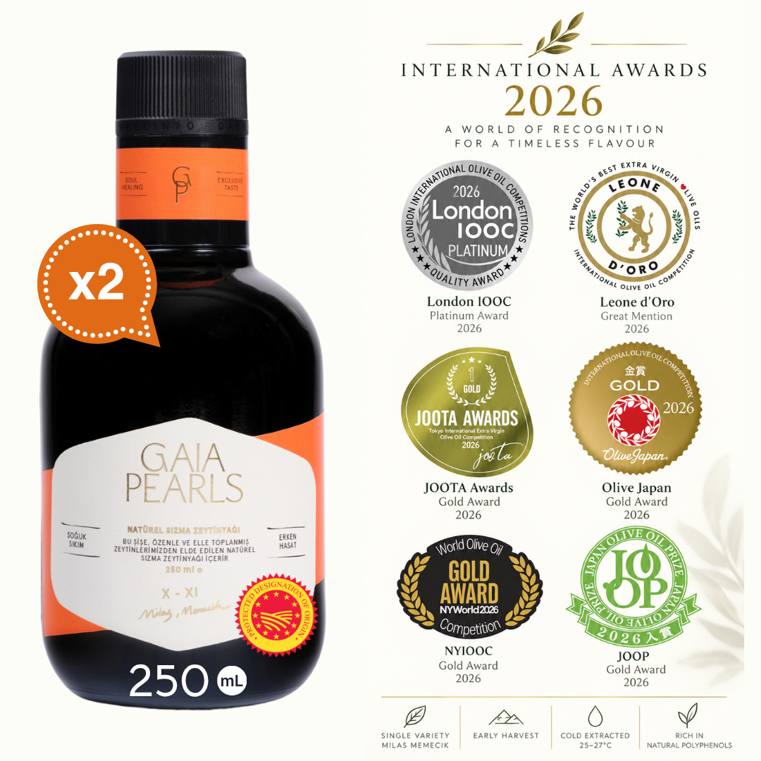 Gaia Pearls Turuncu Seri - Erken Hasat Soğuk Sıkım 250ml 2'li Set