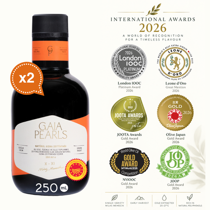 Gaia Pearls Turuncu Seri - Erken Hasat Soğuk Sıkım 250ml 2'li Set