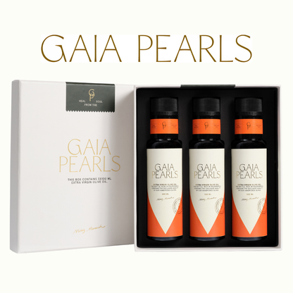Gaia Pearls Karma Hediyelik Set - Yeşil & Turuncu Seri 3x100ml 2'li Set