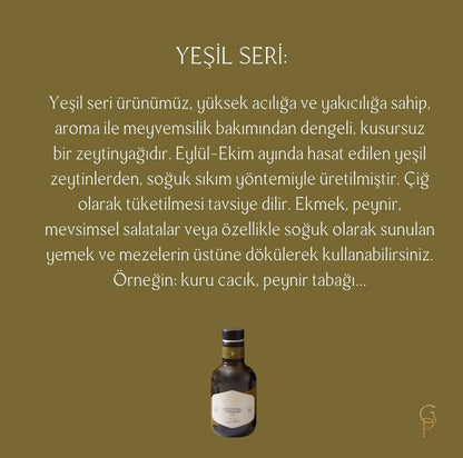 Gaia Pearls Hediyelik -Yeşil Seri   Erken Hasat Soğuk Sıkım 3x100ml