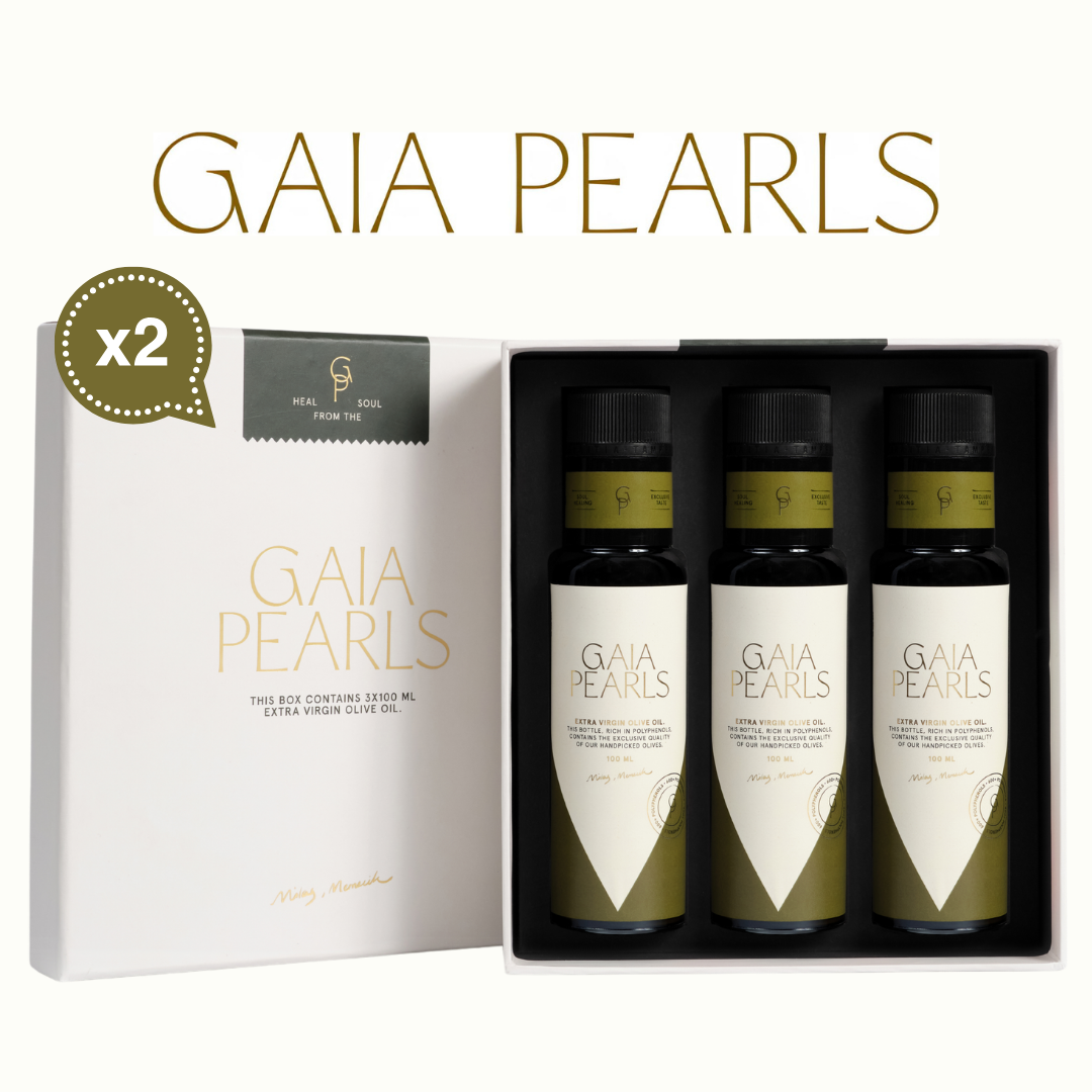 Gaia Pearls Karma Hediyelik Set - Yeşil & Turuncu Seri 3x100ml 4'lü Set