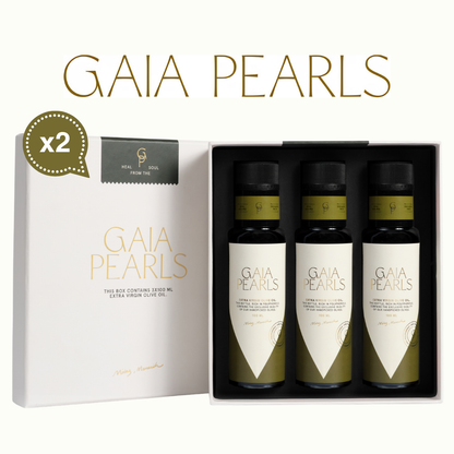 Gaia Pearls Karma Hediyelik Set - Yeşil & Turuncu Seri 3x100ml 4'lü Set