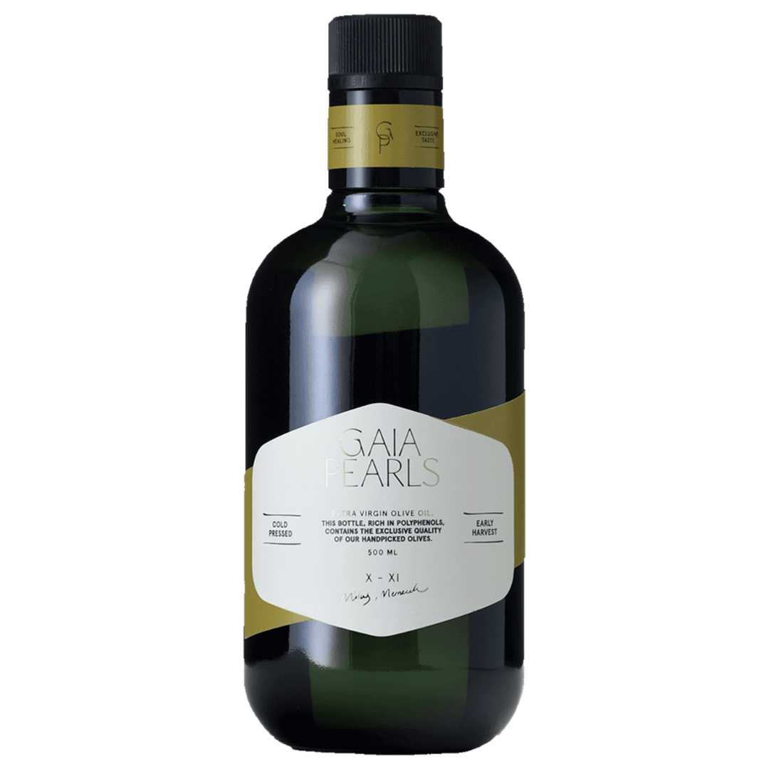 Gaia Pearls Yeşil Seri - Erken Hasat Soğuk Sıkım Natürel Sızma Zeytinyağı